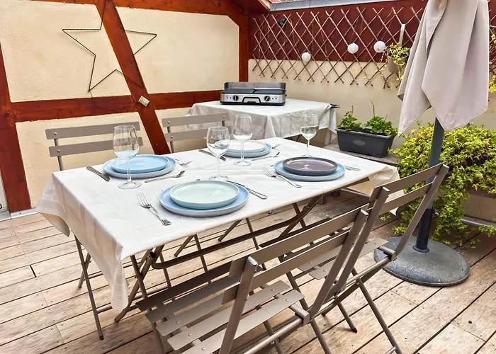 La Grange 1578 - Grande Terrasse Privee - Centre - Parkings Proches Ομπερναί